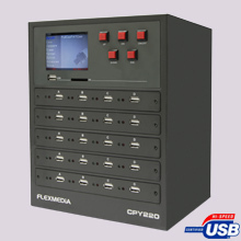 CopyKing CPY220 Combo Duplicator - professionele duplicator usb sticks memorycards verwisselbare data poorten netwerk connectie